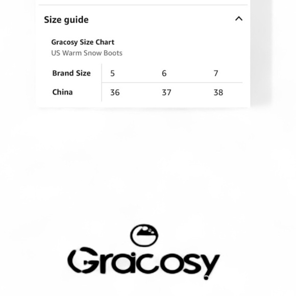 GRACOSY Warm Snow Ankle Boots Women's Size US 6 (China 37) Deep Brown WinterNWOT - Picture 10 of 13